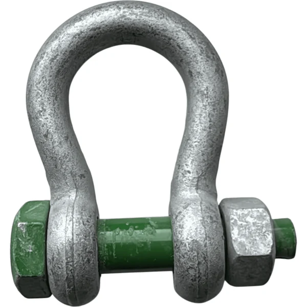 Скоба Van Beest Safety Pin с зелёным болтом и гайкой — фото изделия